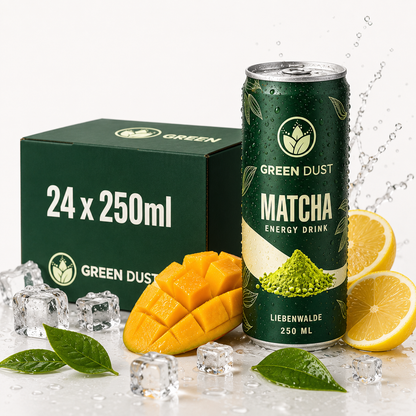 Green Dust® Matcha Energy Drink Citrus-Mango