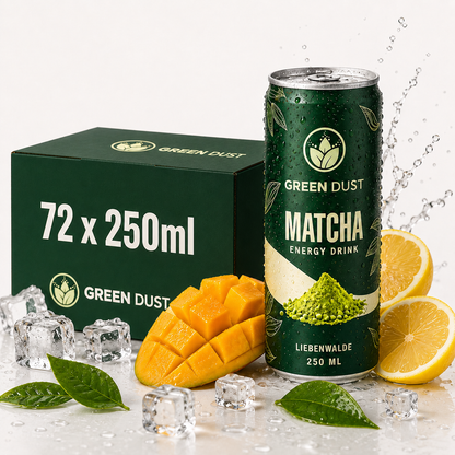 Green Dust® Matcha Energy Drink Citrus-Mango