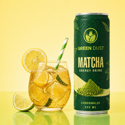 Green Dust® Matcha Energy Drink Citrus-Mango